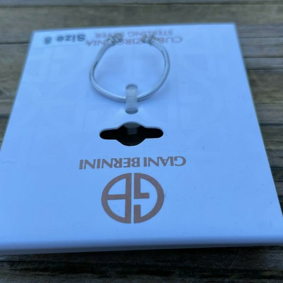 Giani Bernini Women Rings Sterling Silver Cubic Zirconia Rings Size 8 $40 - Picture 6 of 13